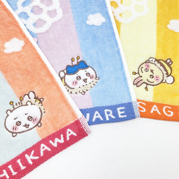 ちいかわ ハチワレ 蜂たち フェイスタオル(ブルー)