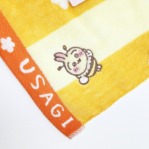 ちいかわ うさぎ 蜂たち バスタオル(イエロー)