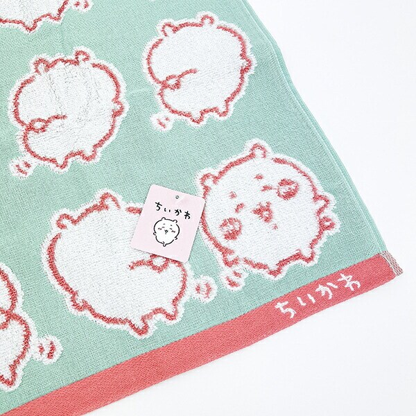 ちいかわ ちいかわ イエー フェイスタオル(グリーン) 日本製