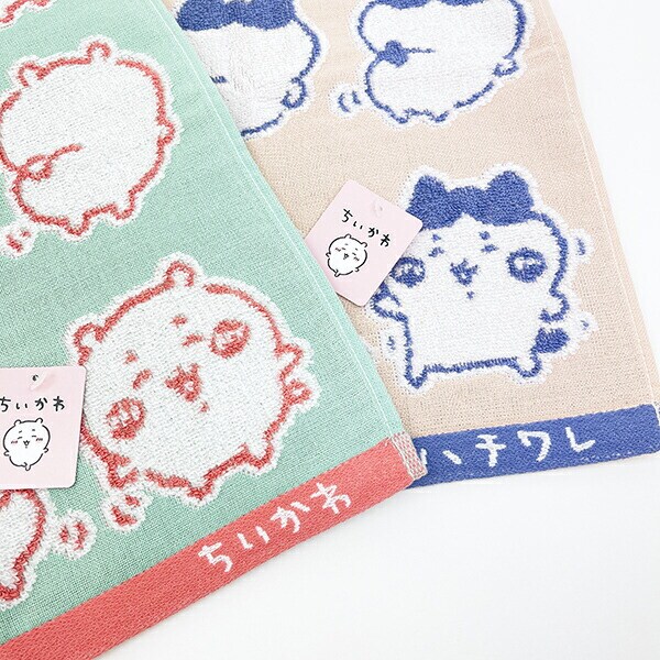 ちいかわ ちいかわ イエー フェイスタオル(グリーン) 日本製