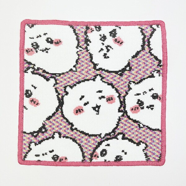 ちいかわ シェニール織 タオルハンカチ(ピンク) ちいかわいっぱい
