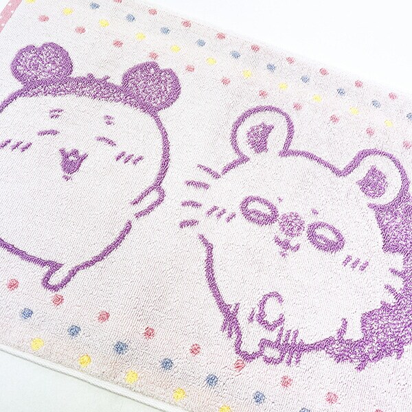 ちいかわ ふみっふみっ バスマット ピンク