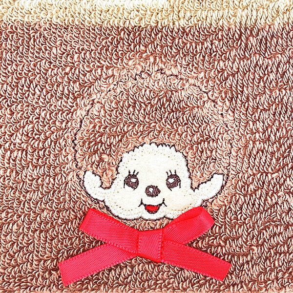 モンチッチ クラシカル タオルハンカチ (ブラウン)