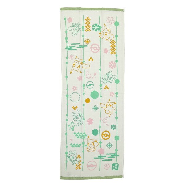 ポケットモンスター ピカチュウ ニャオハ トモダチトイッショ タオルてぬぐい ポケモン 日本製