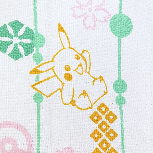 ポケットモンスター ピカチュウ ニャオハ トモダチトイッショ タオルてぬぐい ポケモン 日本製