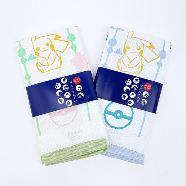 ポケットモンスター ピカチュウ ニャオハ トモダチトイッショ タオルてぬぐい ポケモン 日本製