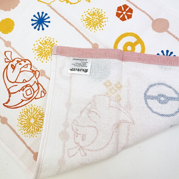 ポケットモンスター ピカチュウ ともだちといっしょ 手ぬぐいタオル ポケモン