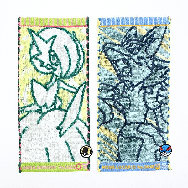 ポケットモンスター ルカリオ×メガサーナイト ハーフ タオルハンカチ(2枚入り) ポケモン