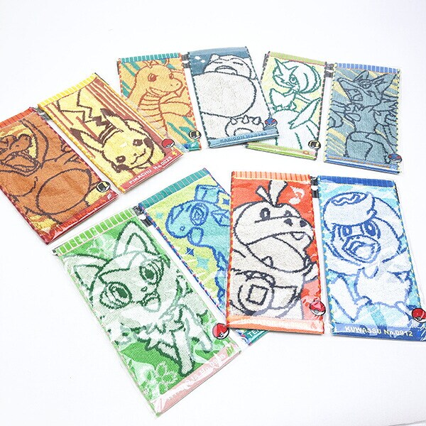 ポケットモンスター テラパゴス(ノーマルフォルム)×ニャオハ ハーフ タオルハンカチ(2枚入り) ポケモン