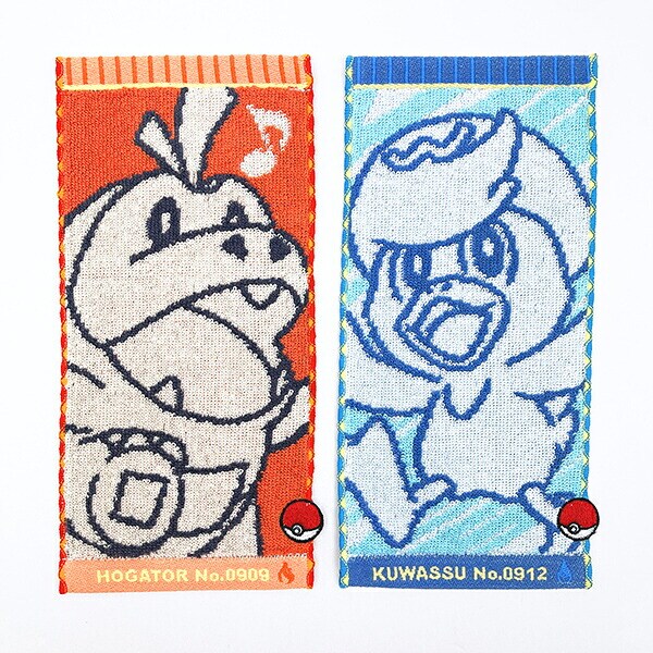 ポケットモンスター ホゲータ×クワッス ハーフ タオルハンカチ(2枚入り) ポケモン
