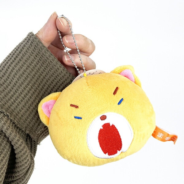 こまねこ フェイスマスコット こまねこ ガオー マスコット ボールチェーン 人形 インテリア キッズ ベビー