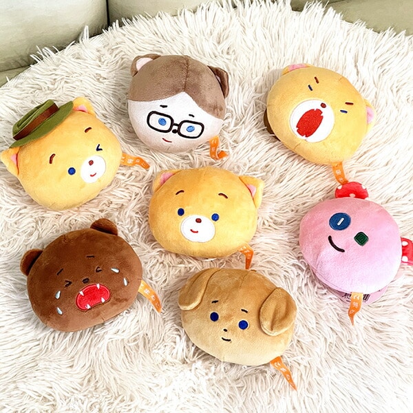 こまねこ フェイスマスコット こまねこ ガオー マスコット ボールチェーン 人形 インテリア キッズ ベビー