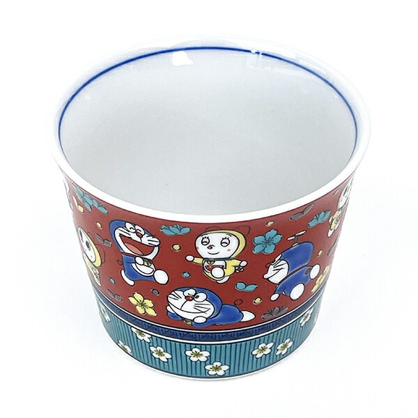 ドラえもん 九谷焼 そばちょこ 木米風・梅花柄 蕎麦猪口 食器 キッチン
