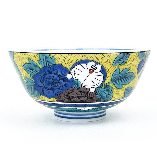 ドラえもん 九谷焼 茶碗 吉田屋風・四彩 食器 キッチン
