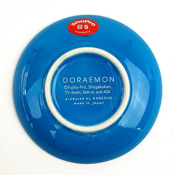 ドラえもん プチ小皿  お皿 醤油皿 食器 ブルー グッズ 日本製