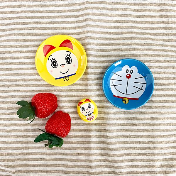 ドラえもん プチ小皿  お皿 醤油皿 食器 ブルー グッズ 日本製