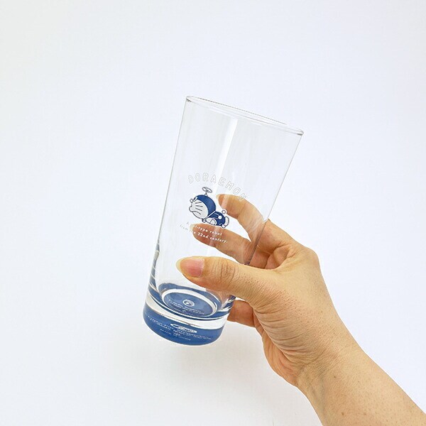 ドラえもん インディゴボトムカラーグラス(L) コップ 日本製