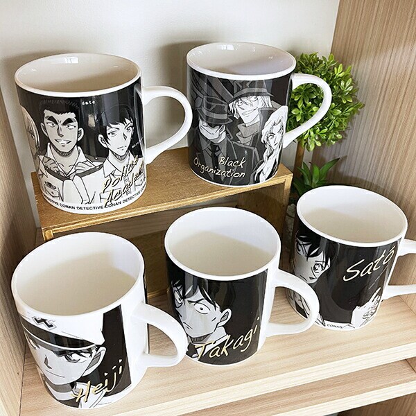 名探偵コナン 高木 モノクロームマグカップ コップ 日本製