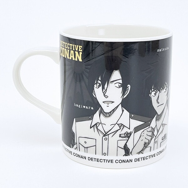 名探偵コナン 警察学校 モノクロームマグカップ コップ 日本製