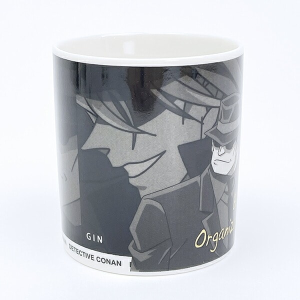 名探偵コナン 黒ずくめの組織 モノクロームマグカップ コップ 日本製
