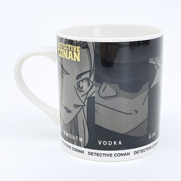 名探偵コナン 黒ずくめの組織 モノクロームマグカップ コップ 日本製
