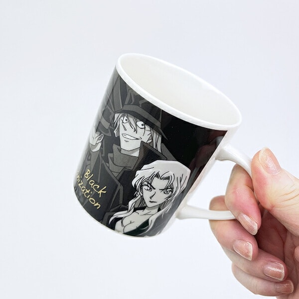 名探偵コナン 黒ずくめの組織 モノクロームマグカップ コップ 日本製