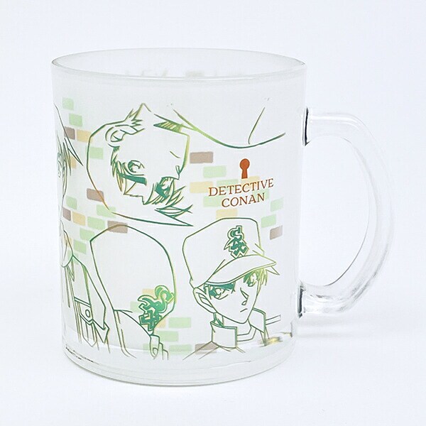 名探偵コナン 平次 ラインアート ガラスマグカップ コップ 日本製