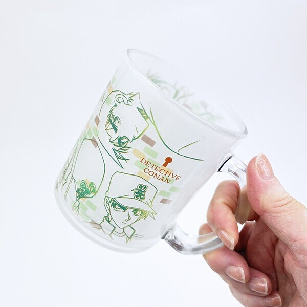 名探偵コナン 平次 ラインアート ガラスマグカップ コップ 日本製