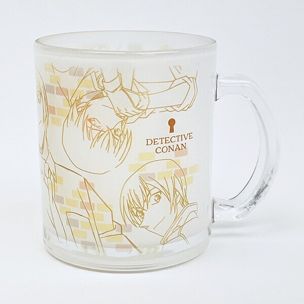 名探偵コナン 安室 ラインアート ガラスマグカップ コップ 日本製