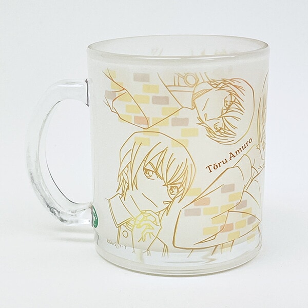 名探偵コナン 安室 ラインアート ガラスマグカップ コップ 日本製