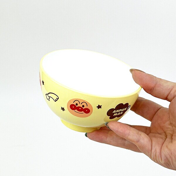 アンパンマン なかよし 塗汁椀M クリーム 食器 キッチン 子ども ベビー