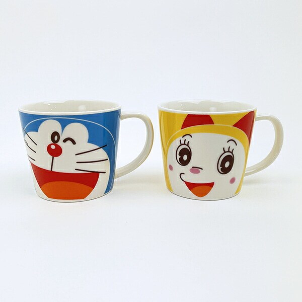 ドラえもん＆ドラミ フェイスペアマグセット コップ 日本製