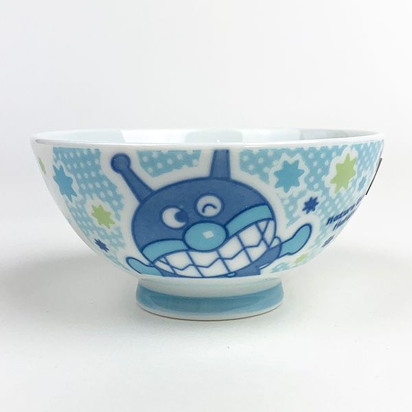 アップ ばいきんまん 染付茶碗 (ちゃわん/食器) キャラクター染付食器シリーズ (アンパンマン) キッチン用品 4964412081360
