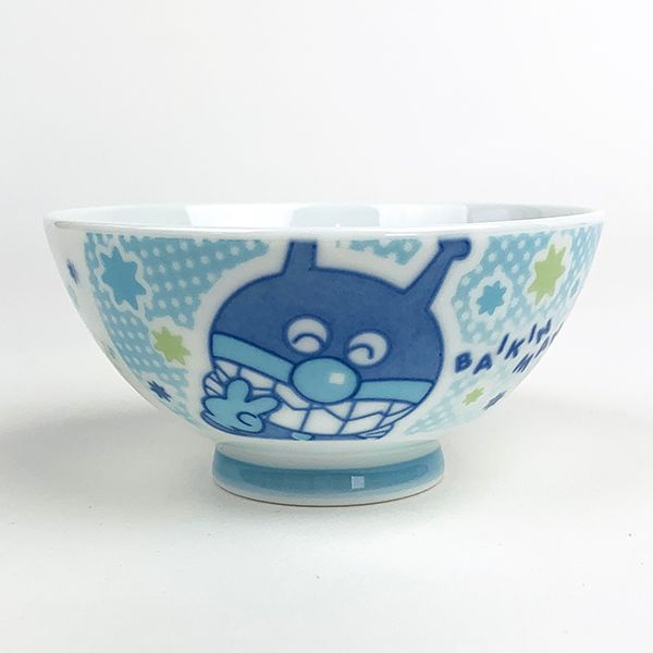 アップ ばいきんまん 染付茶碗 (ちゃわん/食器) キャラクター染付食器シリーズ (アンパンマン) キッチン用品 4964412081360