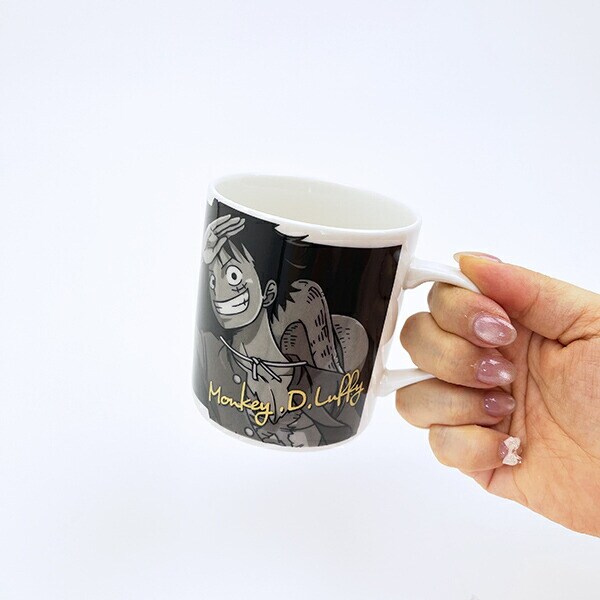 ワンピース ルフィ モノクロームマグカップ コップ 日本製