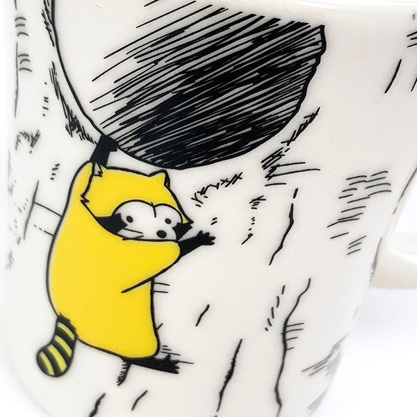 あらいぐまラスカル クラシック マグ ホワイト マグカップ ランチ ティータイム ギフト