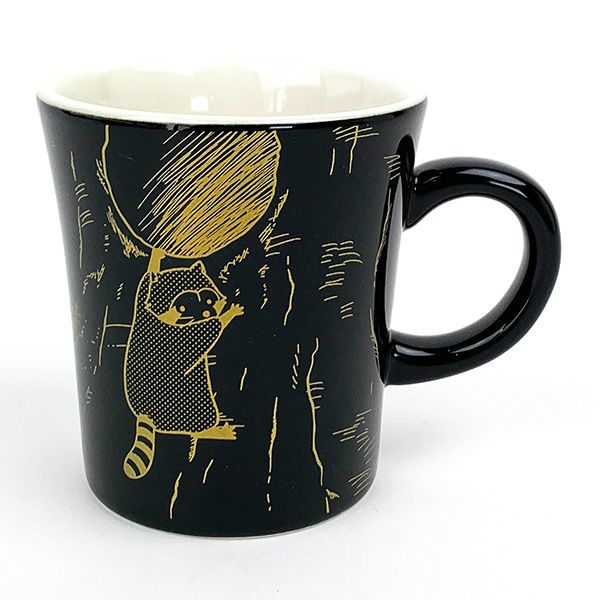 あらいぐまラスカル クラシック マグ ブラック マグカップ ランチ ティータイム ギフト