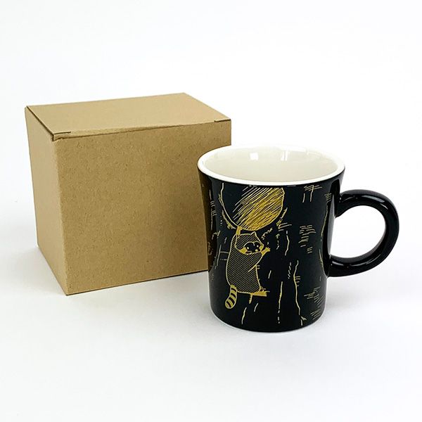 あらいぐまラスカル クラシック マグ ブラック マグカップ ランチ ティータイム ギフト