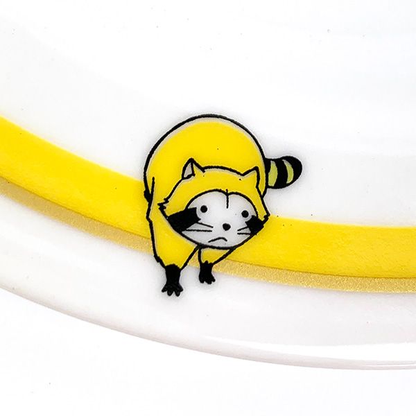 あらいぐまラスカル クラシック プレート ホワイト 皿 ランチ ギフト