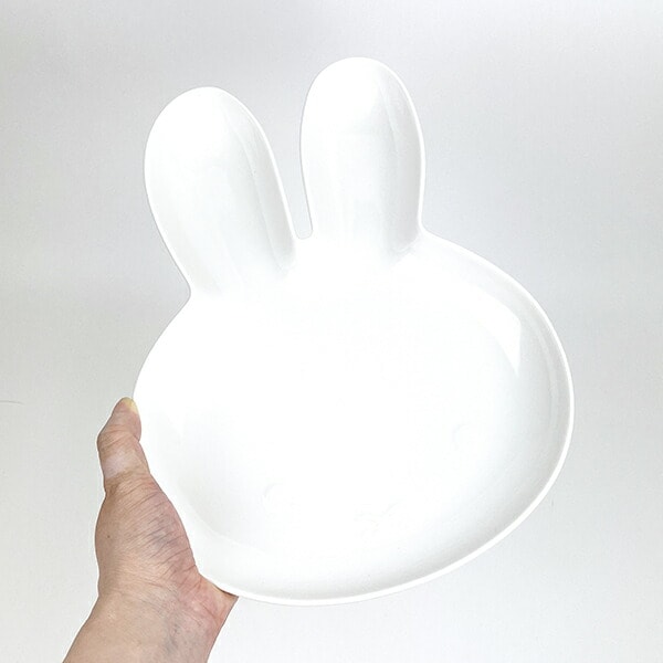 ミッフィー miffy  ダイカットプレート Ｌ (ホワイト) 皿 キッチン