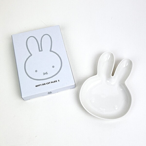 ミッフィー miffy ダイカットプレート S （ホワイト） 皿 キッチン