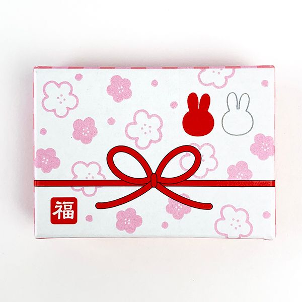 ミッフィー コウハクハシオキセットフクダルマ MF 箸置き 箸 紅白 お祝い 正月 赤 白 グッズ