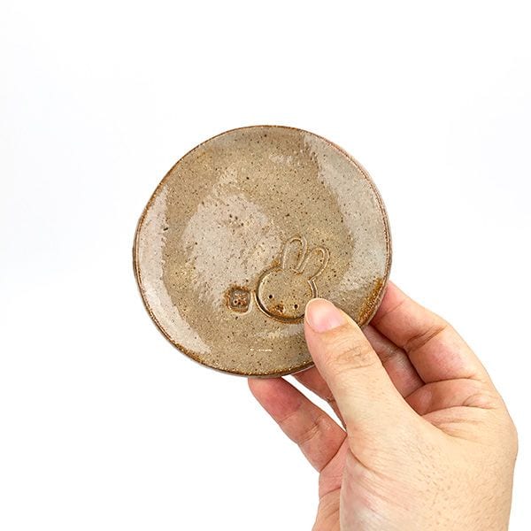 ミッフィー 美濃焼 タタラ小皿 赤土 食器 日本製