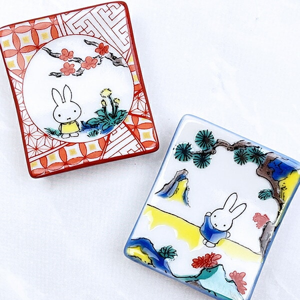 ミッフィー miffy 九谷焼 箸置き(五彩) 食器 日本製