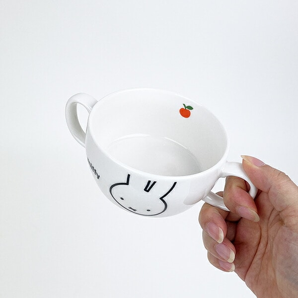 ミッフィー miffy アップル ブリオン 両持ち手付きスープカップ キッズ 日本製