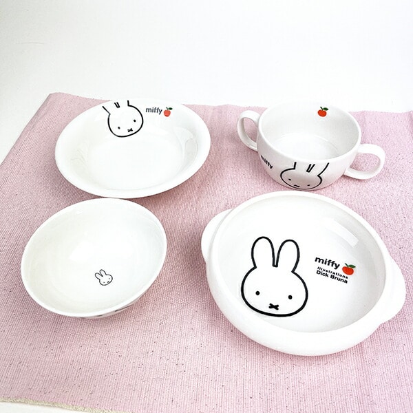 ミッフィー miffy アップル すくいやすい食器 お皿 キッズ 日本製