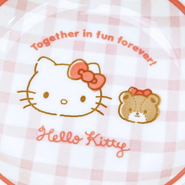 サンリオ ハローキティ 染付ミニ深皿 チェック 食器 日本製 Sanrio