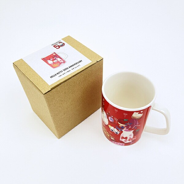 サンリオ ハローキティ 50th マグカップ コップ 日本製 Sanrio