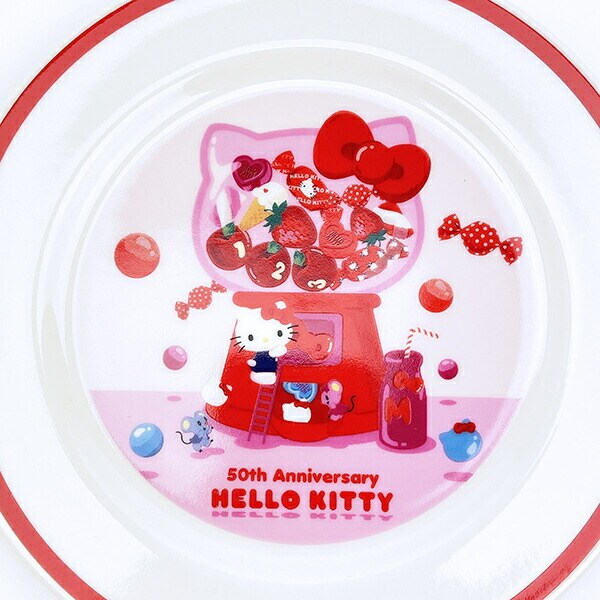 サンリオ ハローキティ 50th プレート 食器 日本製 Sanrio