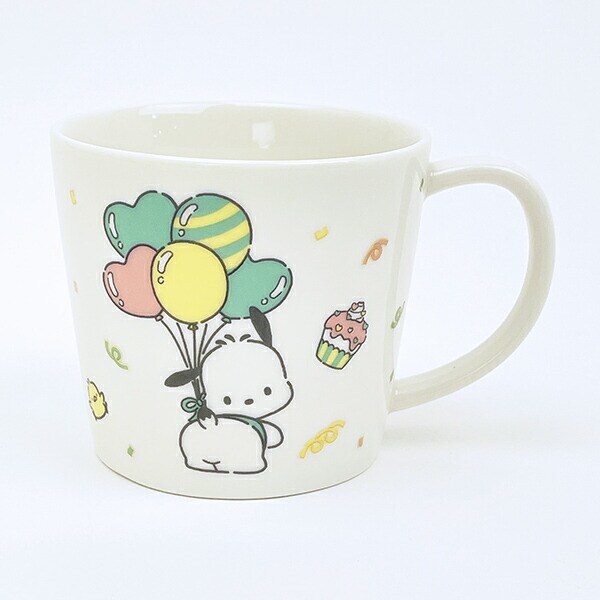 サンリオ ポチャッコ 35th マグカップ（ホワイト) コップ 日本製 Sanrio